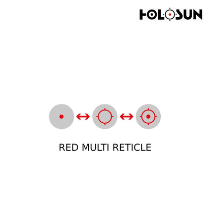 Holosun EPS-CARRY-RD-MRS Reflex Red Dot Sight Multi Reticle Red Dot Sight Holosun 