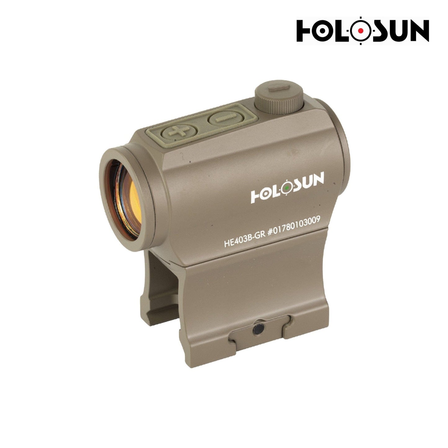 Holosun HE403B-GR-FDE Green Dot Sight 2 MOA Dot Reticle FDE Green Dot Sight Holosun 