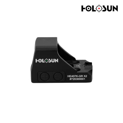 Holosun HE407K-GR-X2 Reflex Green Dot Sight 6 MOA Dot Reticle Green Dot Sight Holosun 