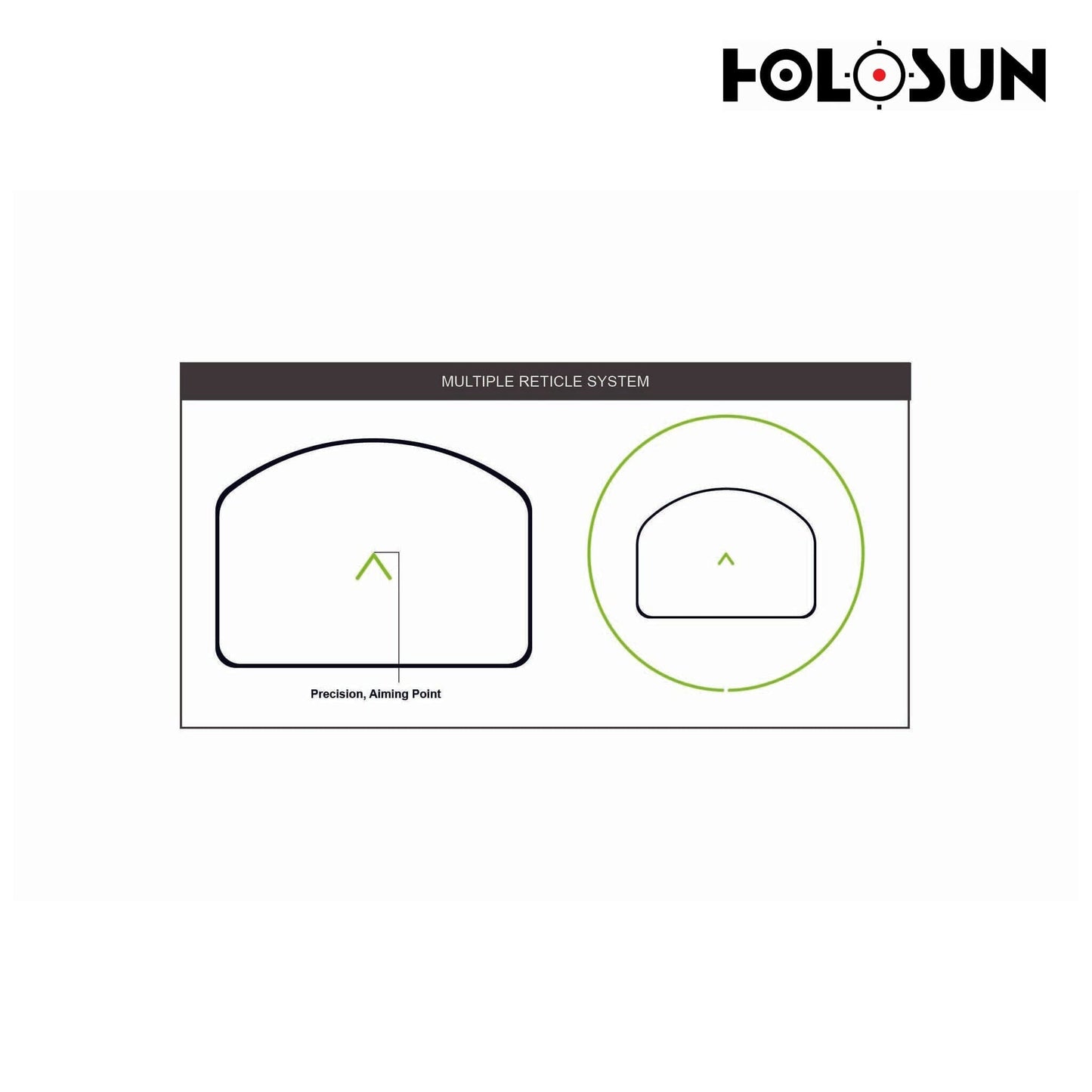 Holosun HE507C-GR-X2-ACSS Green Dot Sight ACSS Vulcan Reticle Green Dot Sight Holosun 