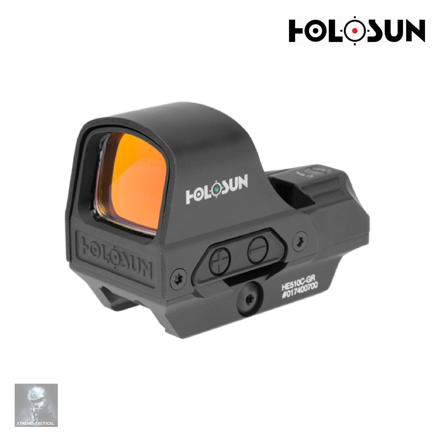 Holosun HE510C-GR Elite Reflex Green Dot Sight Multi Reticle Black Green Dot Sight Holosun 