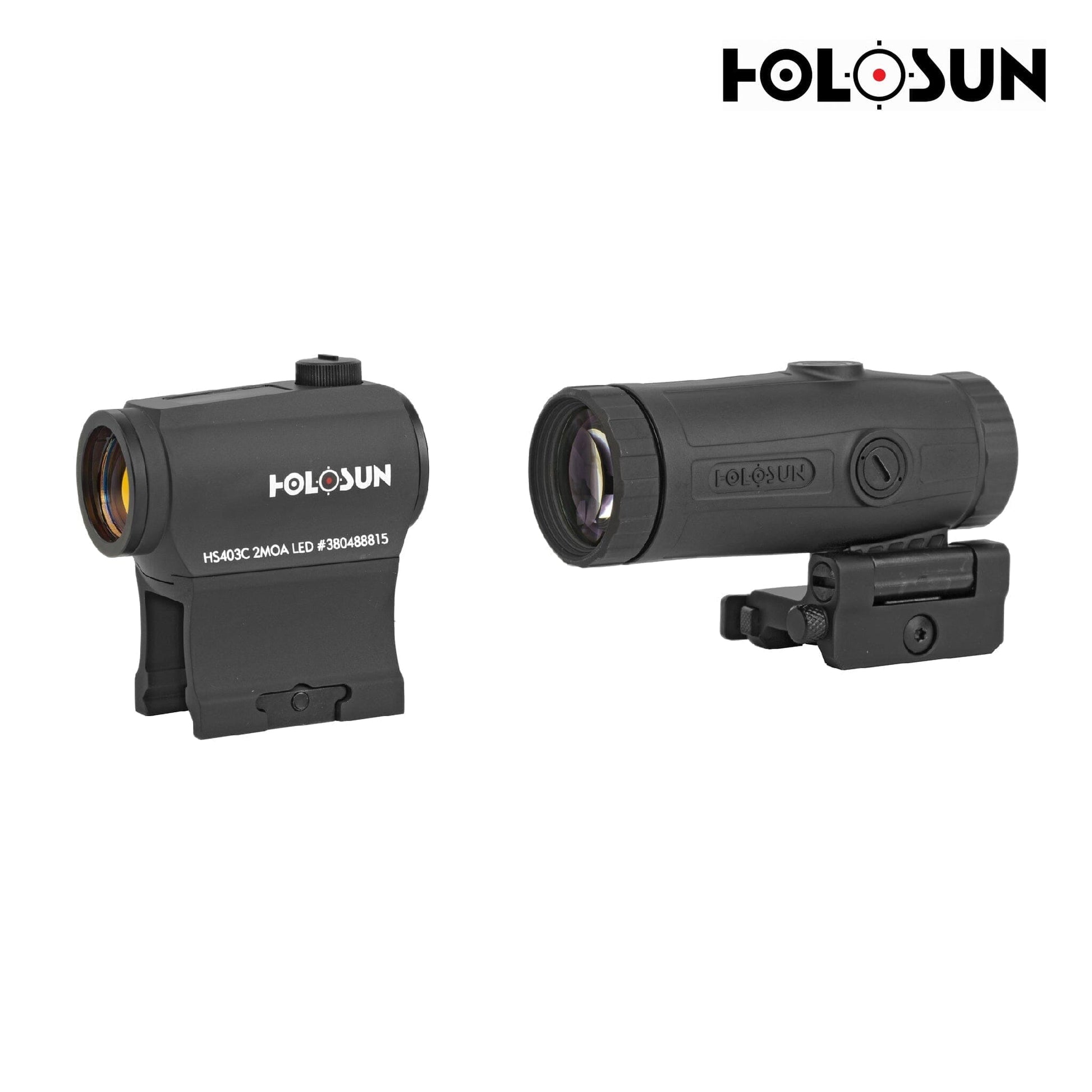 Holosun HS403C Micro Red Dot Sight and HM3X Magnifier Red Dot Sight Holosun 