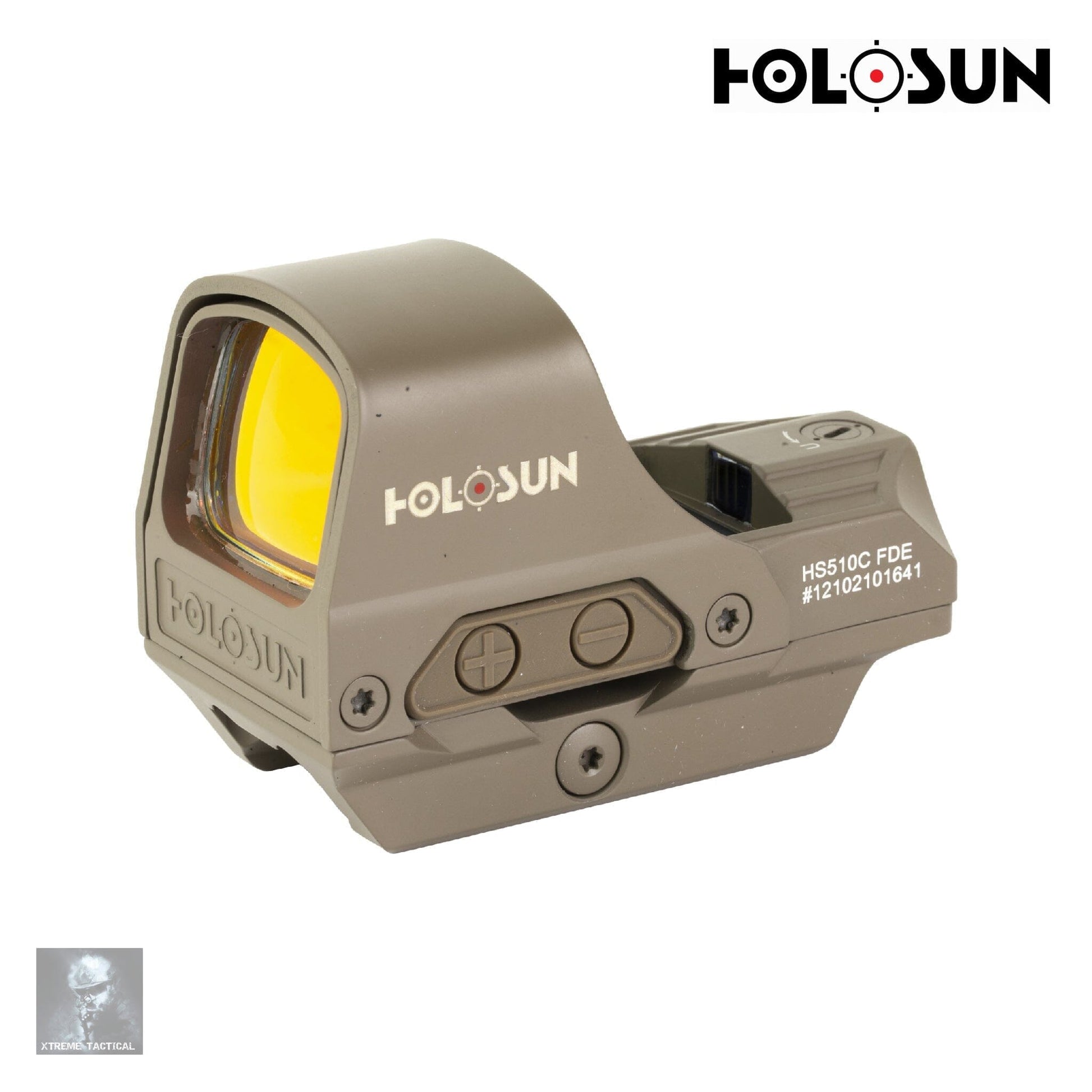 Holosun HS510C-FDE Elite Reflex Red Dot Sight Multi Reticle FDE Red Dot Sight Holosun 