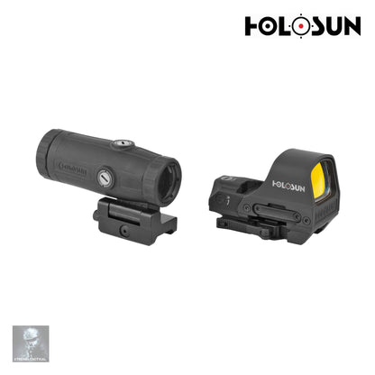 Holosun HS510C Reflex Red Dot Sight Multi Reticle w/ HM3X Magnifier Red Dot Sight Holosun 