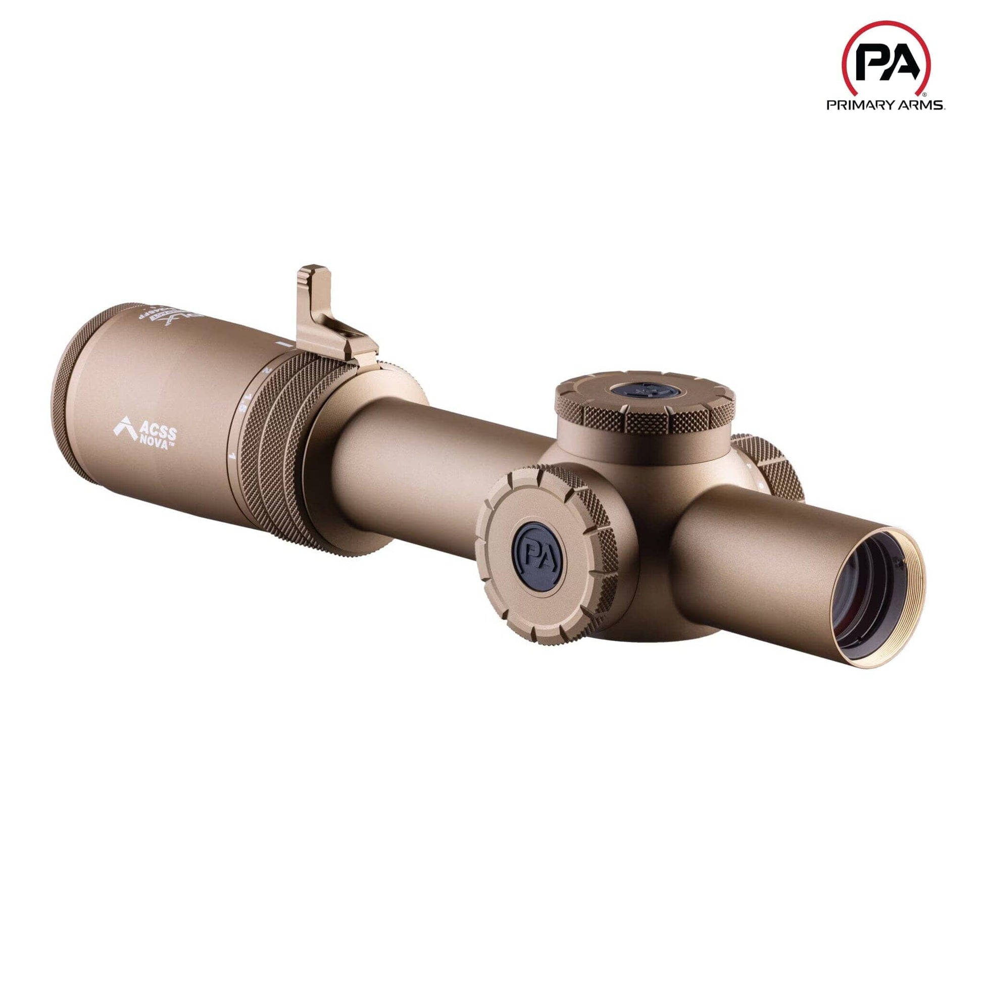 Primary Arms Compact PLxC 1-8x24 SFP Rifle Scope Illum. ACSS Nova Fiber Wire Reticle - MPN: 610202 LPVO Rifle Scope Primary Arms 