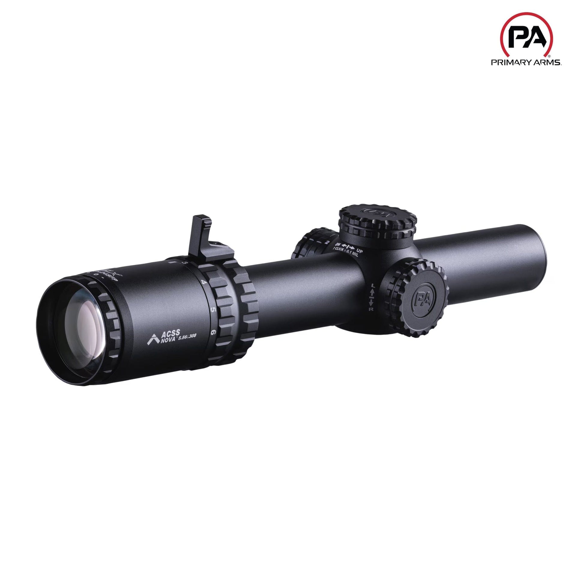 Primary Arms SLx 1-6x24 SFP Rifle Scope Gen IV Illum. Red ACSS Nova 5.56/.308 Fiber Wire Reticle - MPN: 610206 LPVO Rifle Scope Primary Arms 