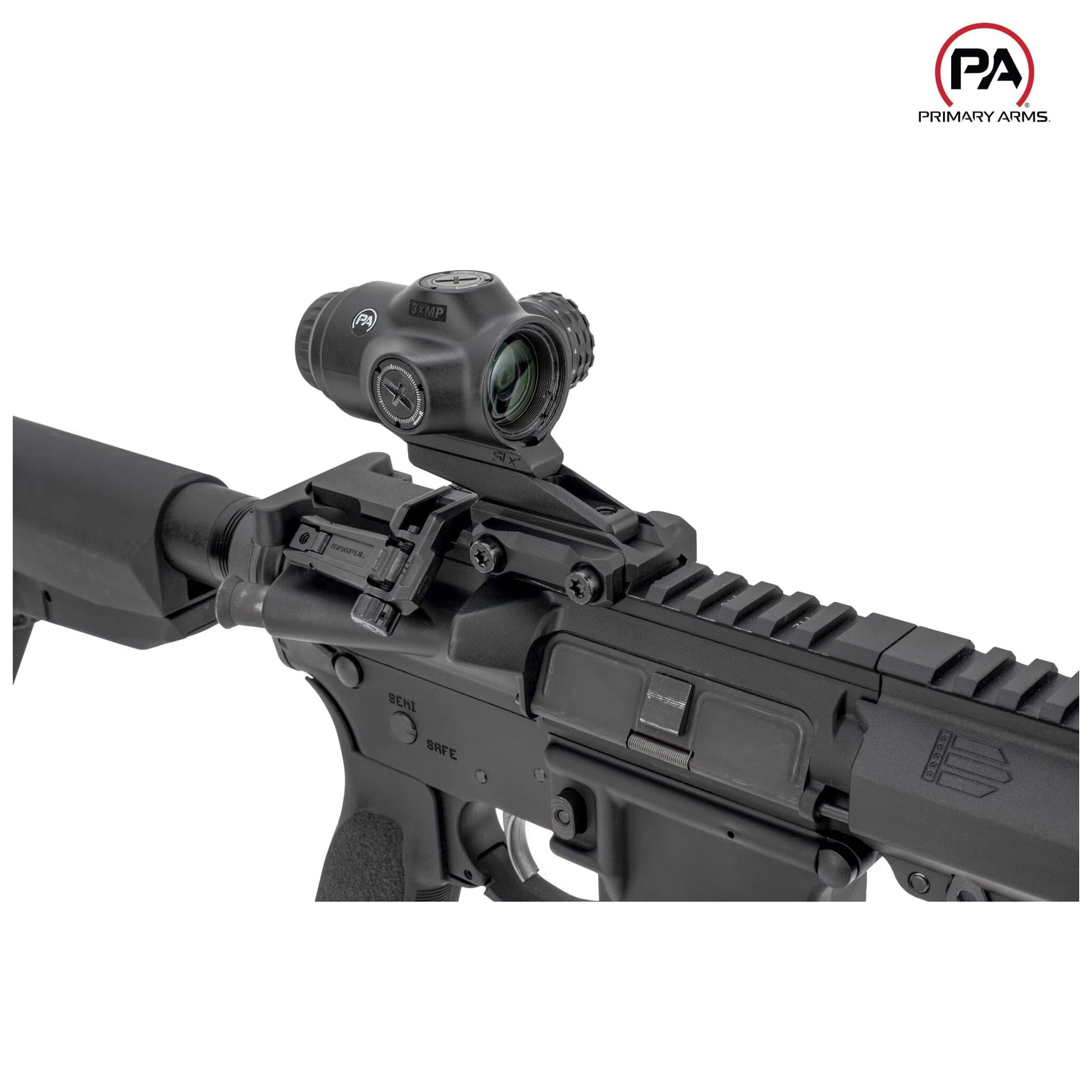 Primary Arms SLx 3x MicroPrism Scope Red ACSS Raptor 7.62x39/.300 BLK Yard Reticle - MPN: 710040 Prism Scope Primary Arms 