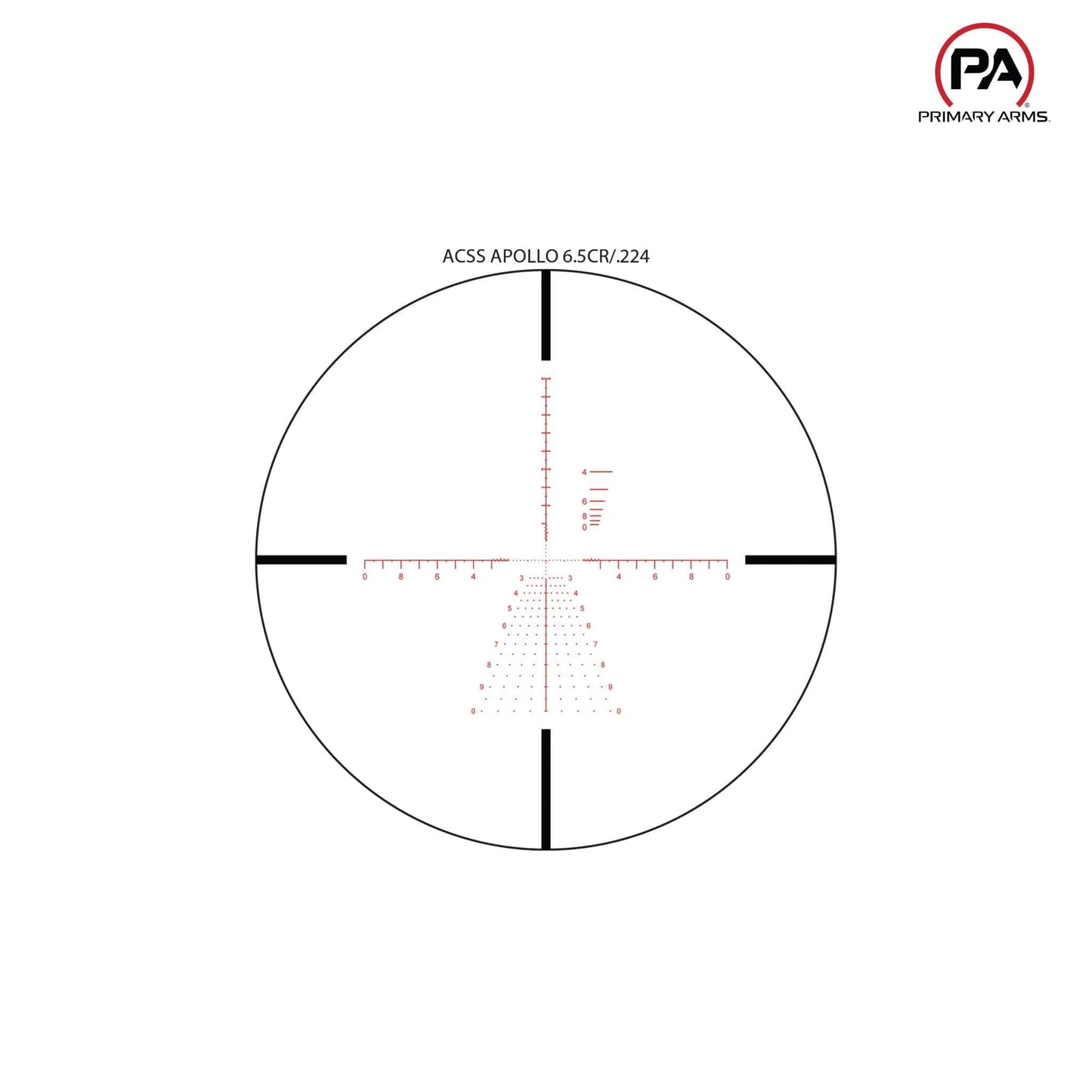 Primary Arms SLx 5-25x56 FFP Rifle Scope Illum. ACSS Apollo 6.5CR/.224V Reticle - MPN: 610178 Rifle Scope Primary Arms 