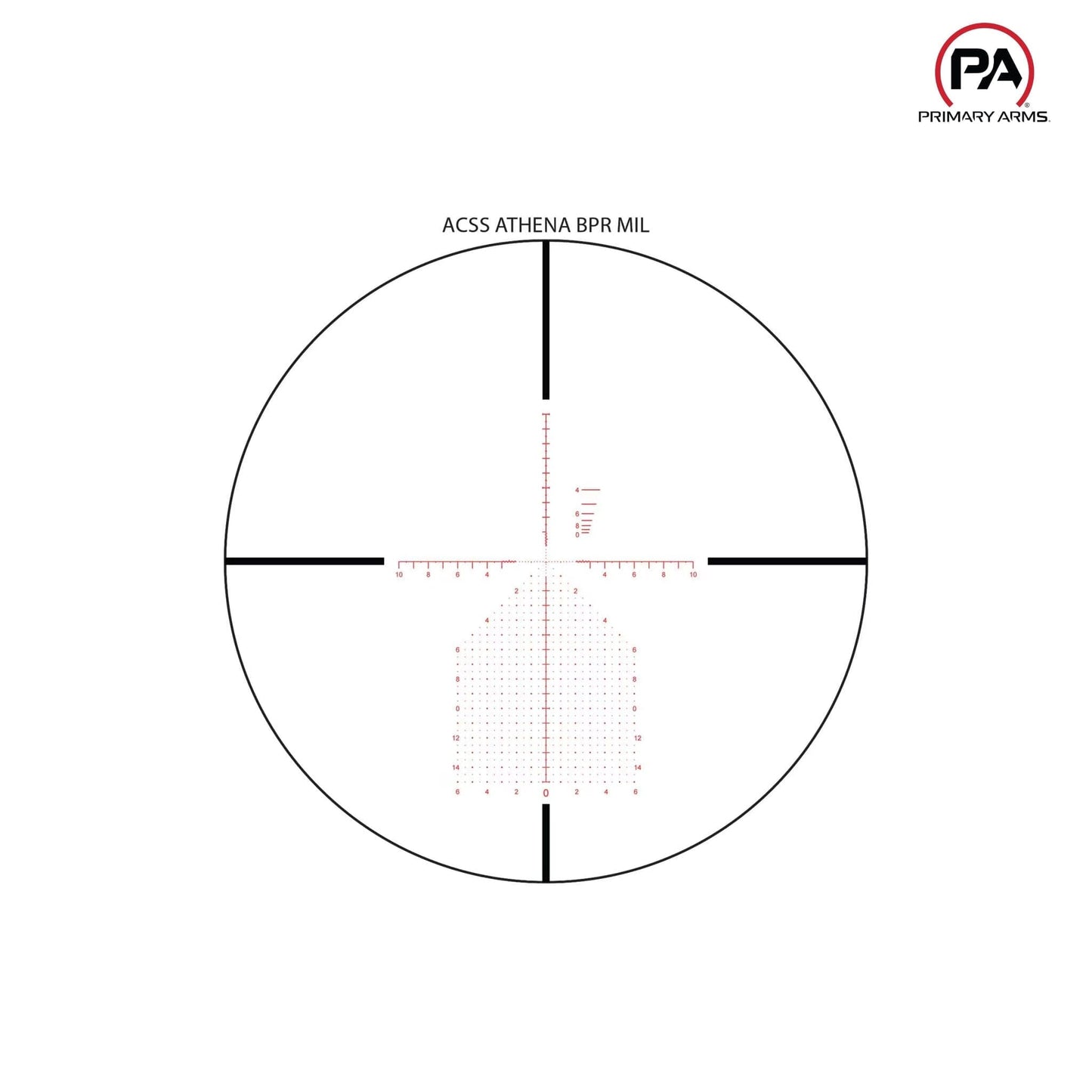 Primary Arms SLx 5-25x56 FFP Rifle Scope Illum. ACSS Athena BPR MIL Reticle - MPN: 610177 Rifle Scope Primary Arms 