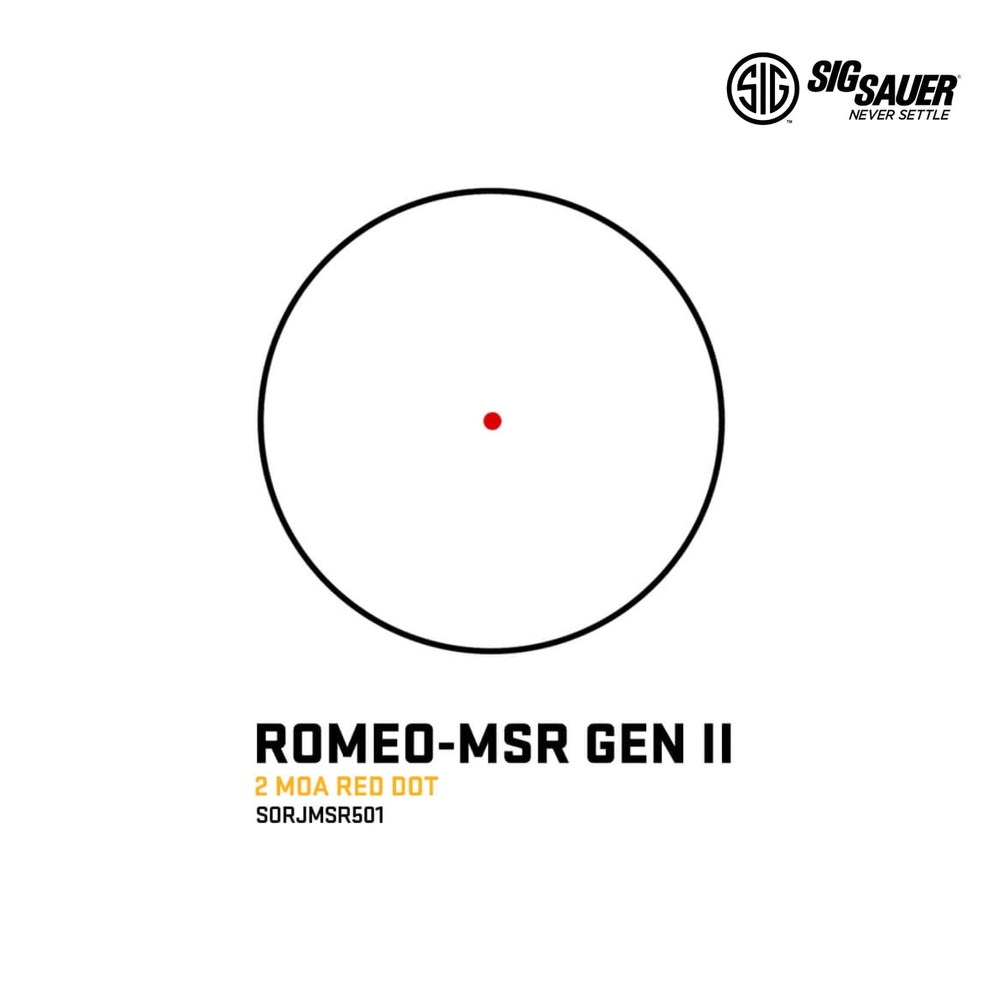 SIG Sauer ROMEO-MSR GEN II Red Dot Sight with JULIET5-MICRO COMBO - SORJMSR501 Red Dot Sight SIG Sauer 