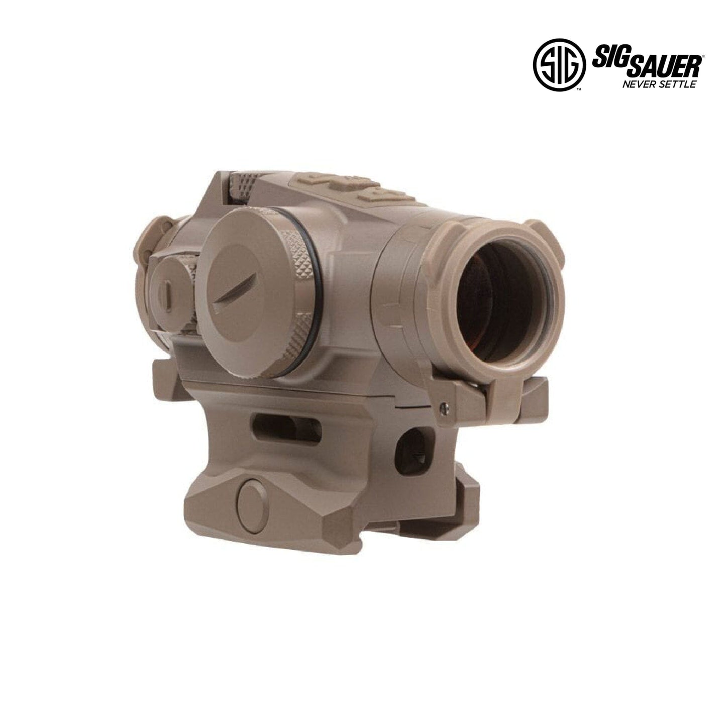 SIG Sauer ROMEO4T-PRO Red Dot Sight 2 MOA Quad Ballistic Circle Dot Reticle FDE - SOR44102 Red Dot Sight SIG Sauer 