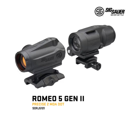 SIG Sauer ROMEO5 Red Dot Sight Gen II with JULIET3-MICRO Magnifier Combo Kit - SORJ5101 Red Dot Sight SIG Sauer 