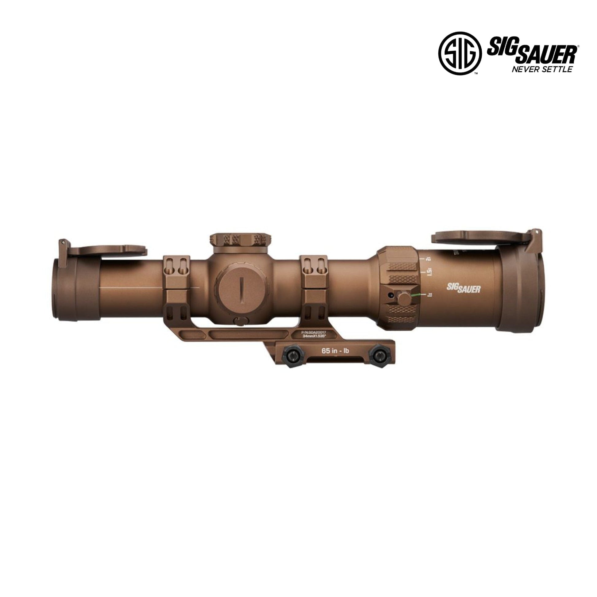 SIG Sauer TANGO-MSR 1-10x28 SFP Rifle Scope MSR BDC10 Reticle with Mount Coyote Tan - SOTM11200 Rifle Scope SIG Sauer 