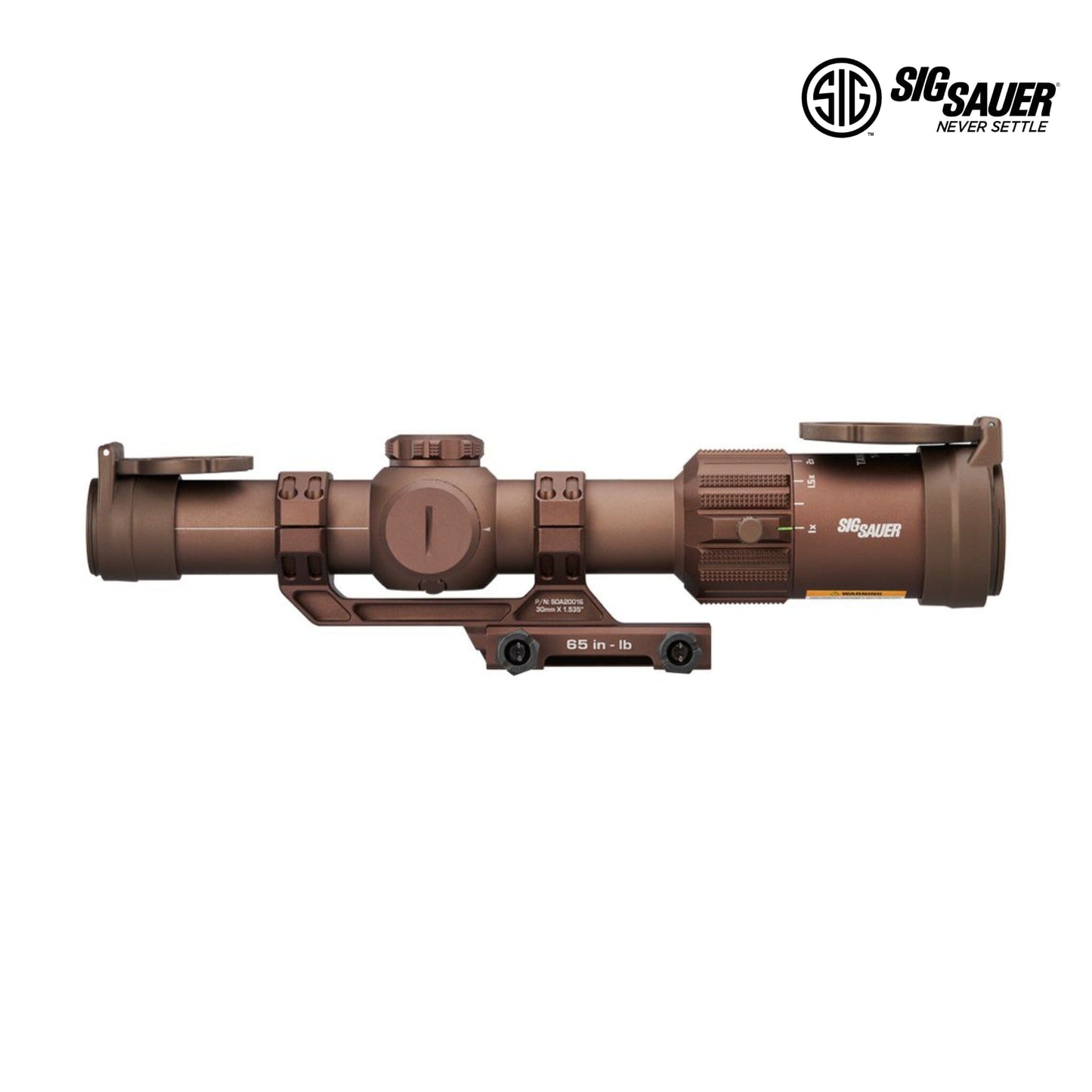 SIG Sauer TANGO-MSR 1-6x24 SFP Rifle Scope MSR BDC6 Reticle with Mount Coyote Tan - SOTM61200 Rifle Scope SIG Sauer 