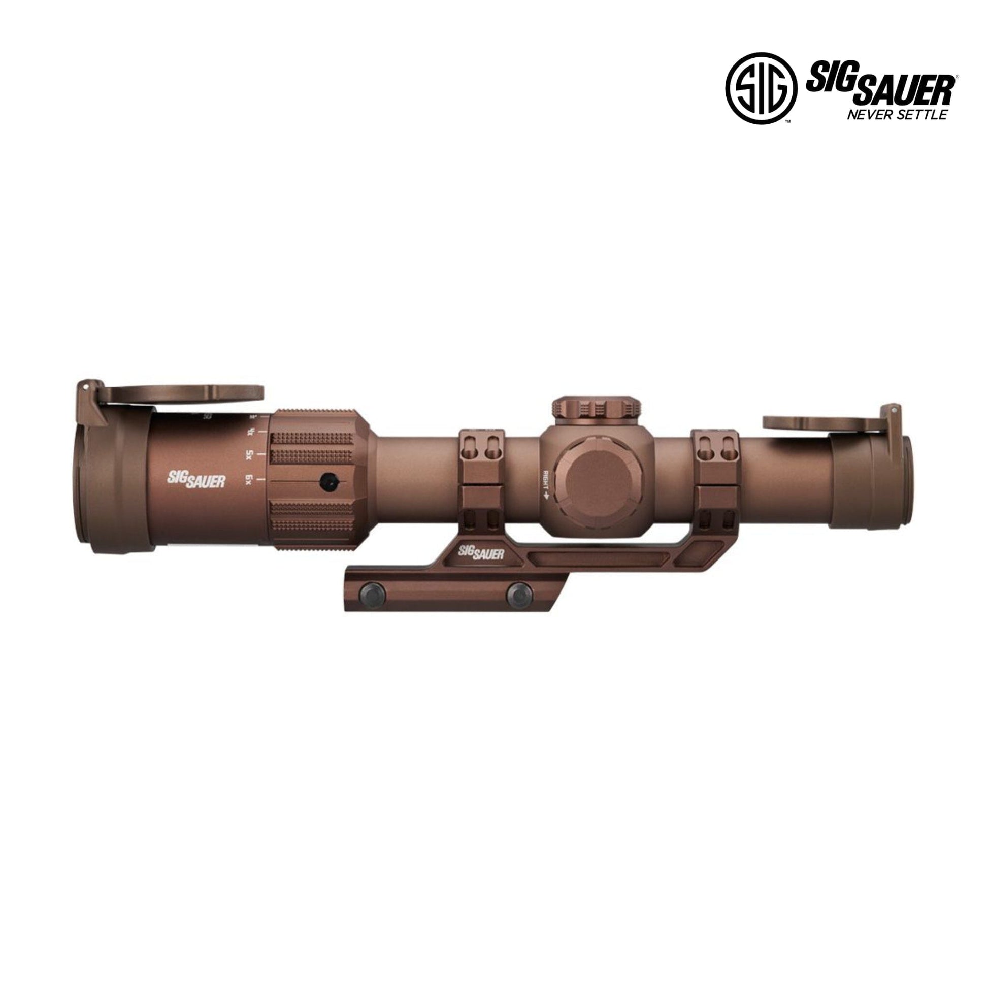 SIG Sauer TANGO-MSR 1-6x24 SFP Rifle Scope MSR BDC6 Reticle with Mount Coyote Tan - SOTM61200 Rifle Scope SIG Sauer 