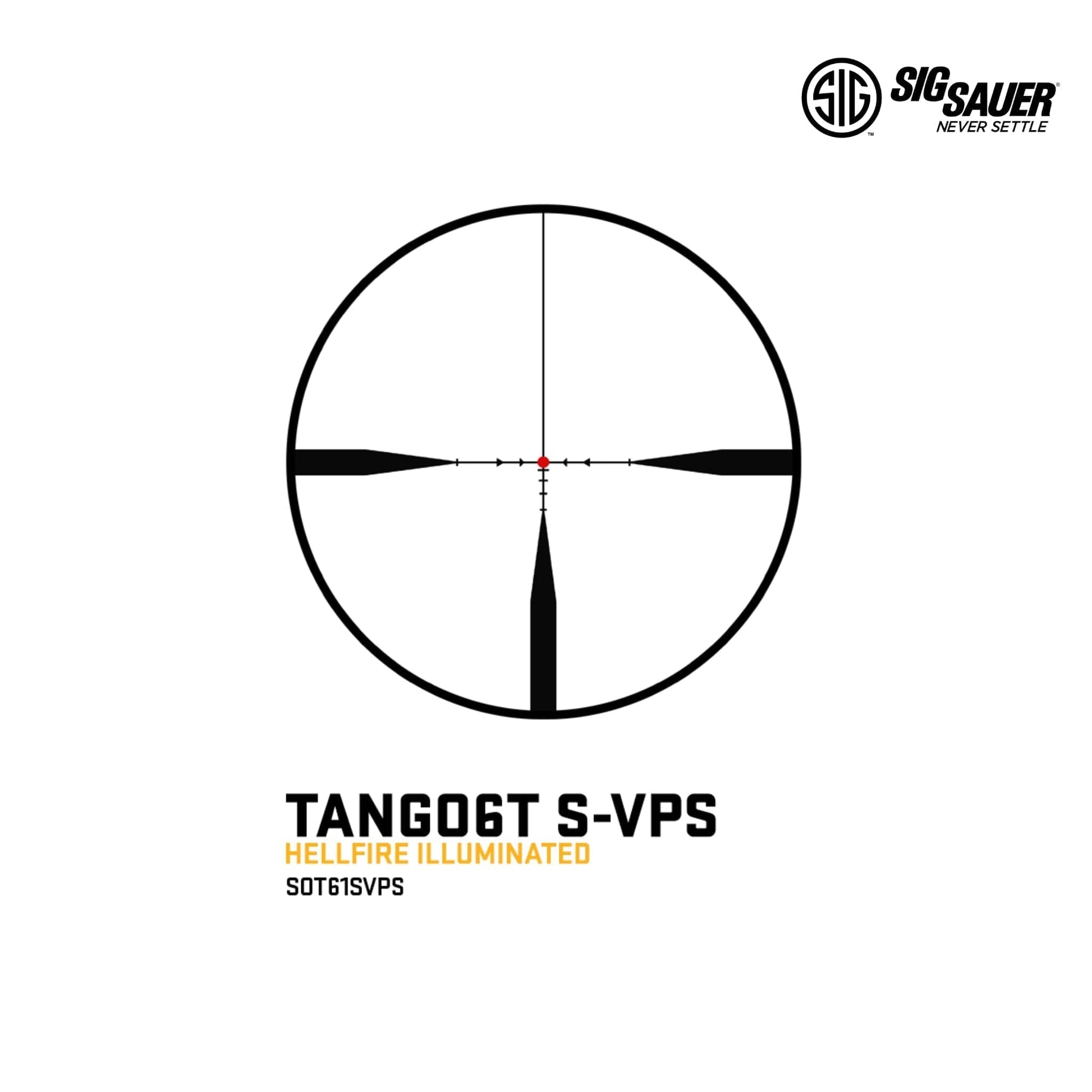 SIG Sauer TANGO6T 1-6x24 SFP Rifle Scope Illum. FL-6 Reticle ALPHA4 Mount & SVPS Kit - SOT61SVPS Rifle Scope SIG Sauer 