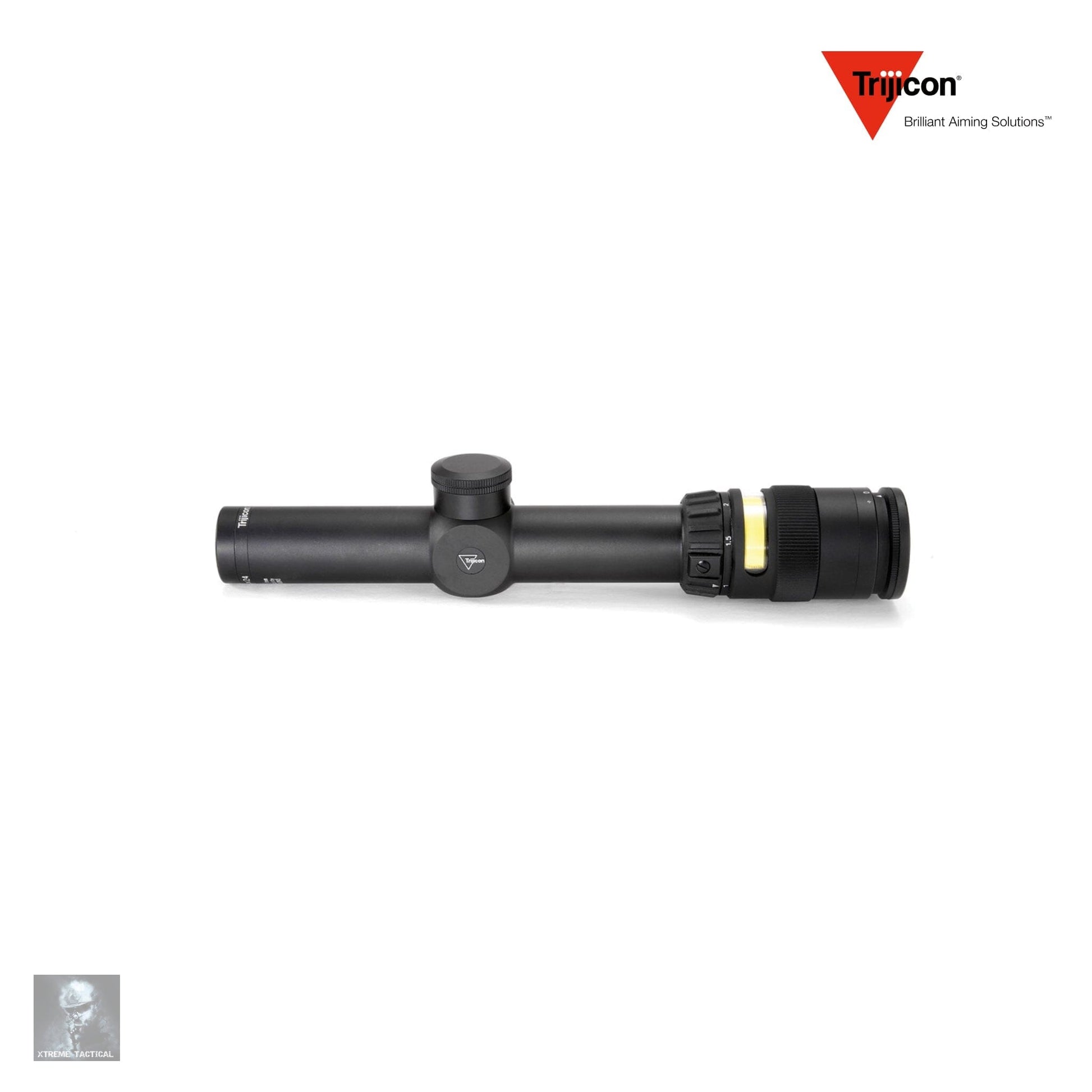 Trijicon AccuPoint 1-4x24 Rifle Scope Amber Triangle Post Reticle - TR24 Rifle Scope Trijicon 