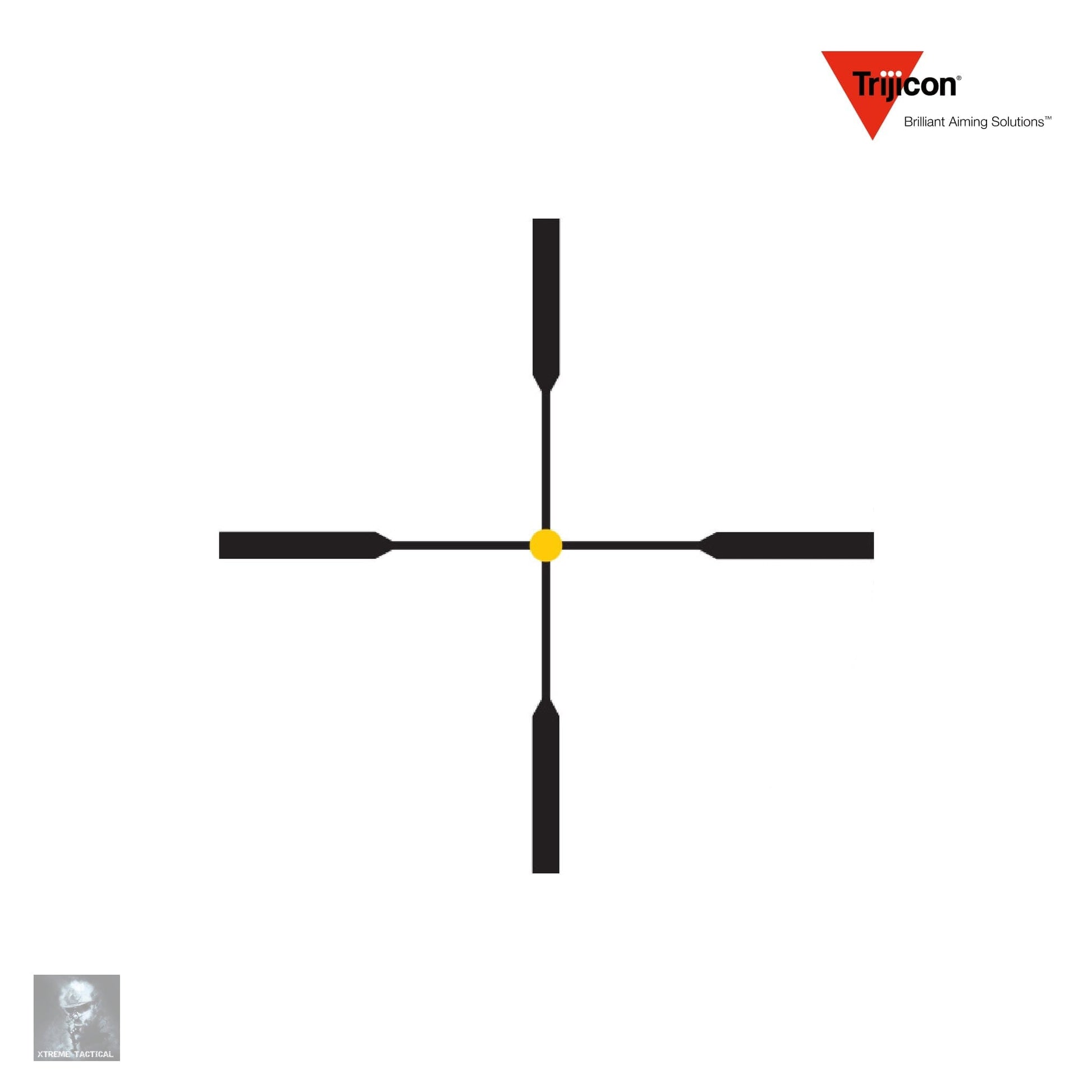 Trijicon AccuPoint 1-4x24 Rifle Scope Duplex Crosshair w/ Amber Dot Reticle - TR24-C-200070 Rifle Scope Trijicon 