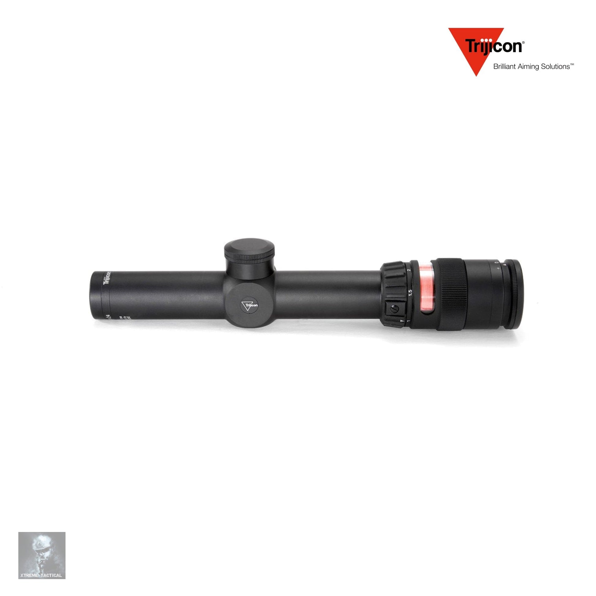 Trijicon AccuPoint 1-4x24 Rifle Scope Red Triangle Post Reticle - TR24R Rifle Scope Trijicon 