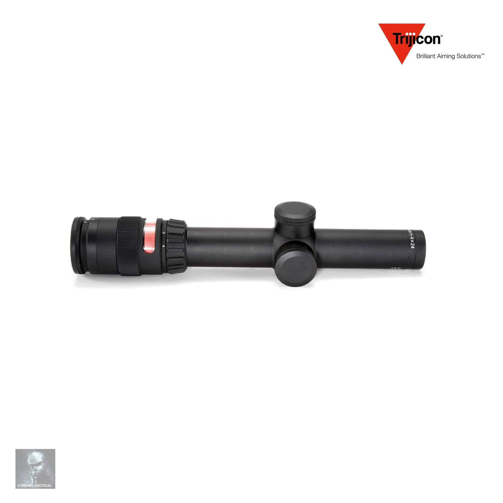 Trijicon AccuPoint 1-4x24 Rifle Scope Red Triangle Post Reticle - TR24R Rifle Scope Trijicon 