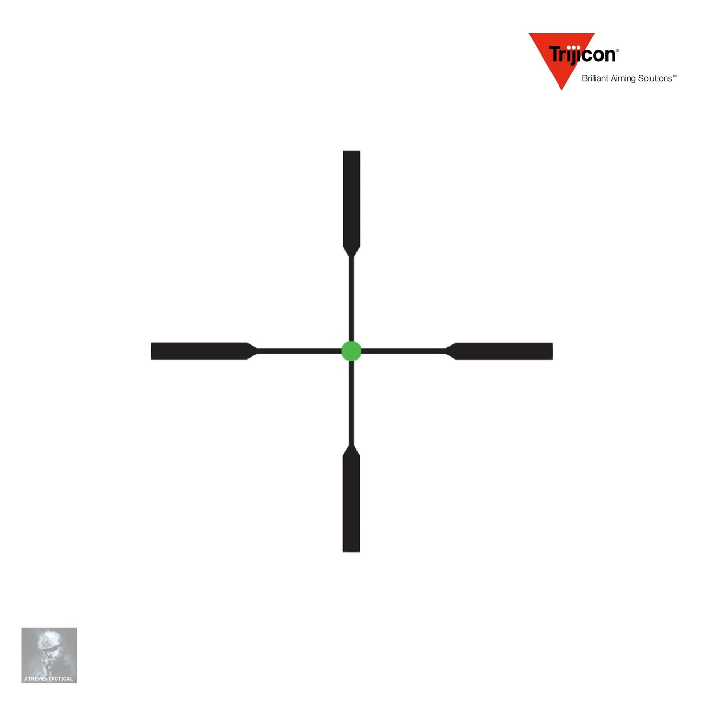 Trijicon AccuPoint 1-6x24 Rifle Scope Duplex Crosshair w/ Green Dot Reticle - TR25-C-200080 Rifle Scope Trijicon 