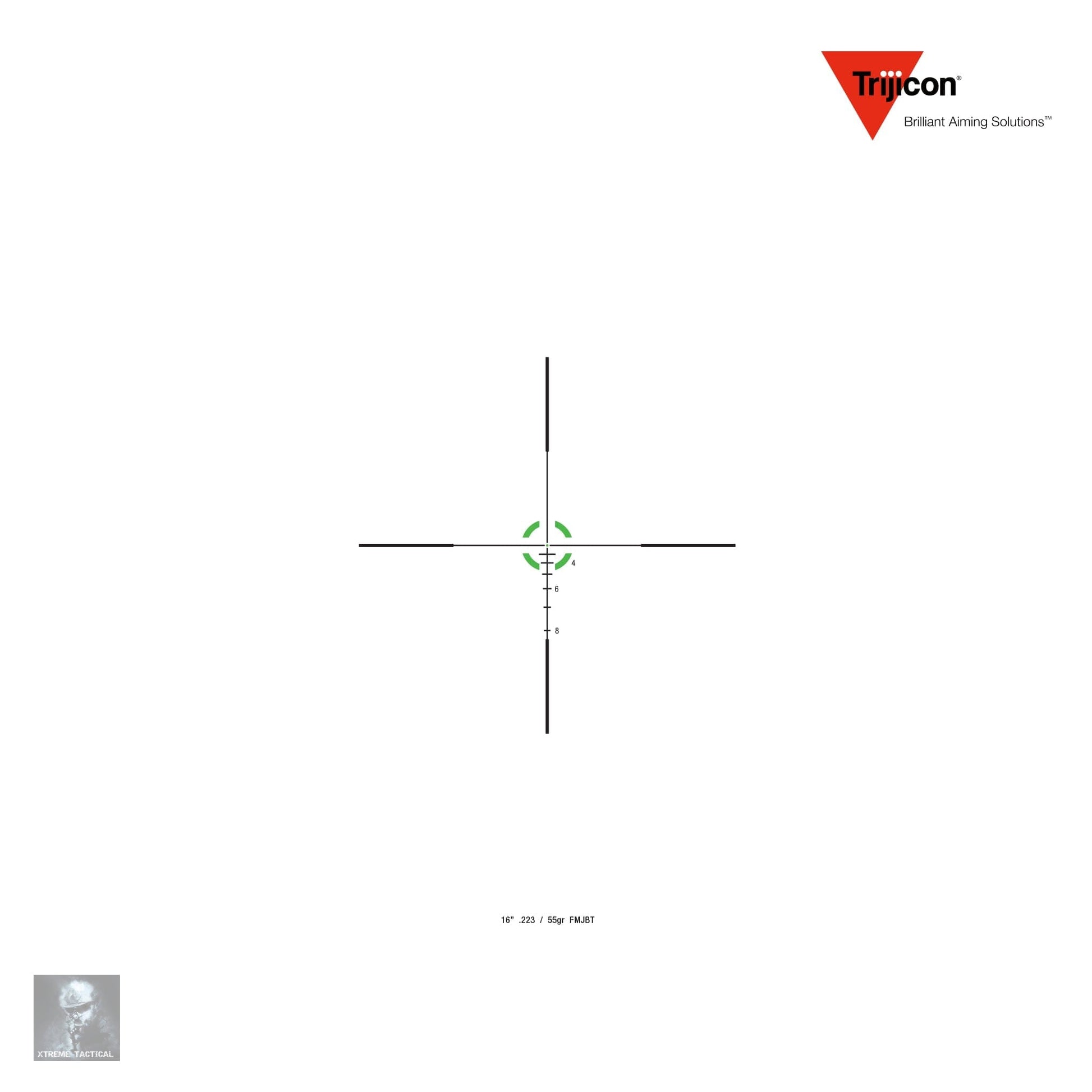 Trijicon Credo 1-4x24 Rifle Scope Green BDC Segmented Circle .223/55gr Reticle - CR424-C-2900014 Rifle Scope Trijicon 