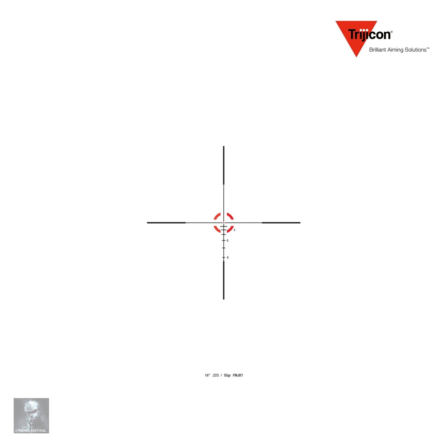 Trijicon Credo 1-4x24 Rifle Scope Red BDC Segmented Circle .223/55gr Reticle - CR424-C-2900013 Rifle Scope Trijicon 