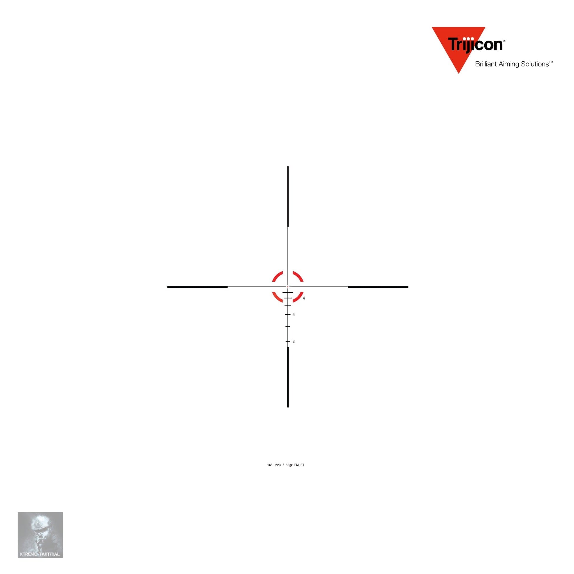 Trijicon Credo 1-6x24 SFP Rifle Scope Red BDC Segmented Circle .223/55gr Reticle - CR624-C-2900015 Rifle Scope Trijicon 