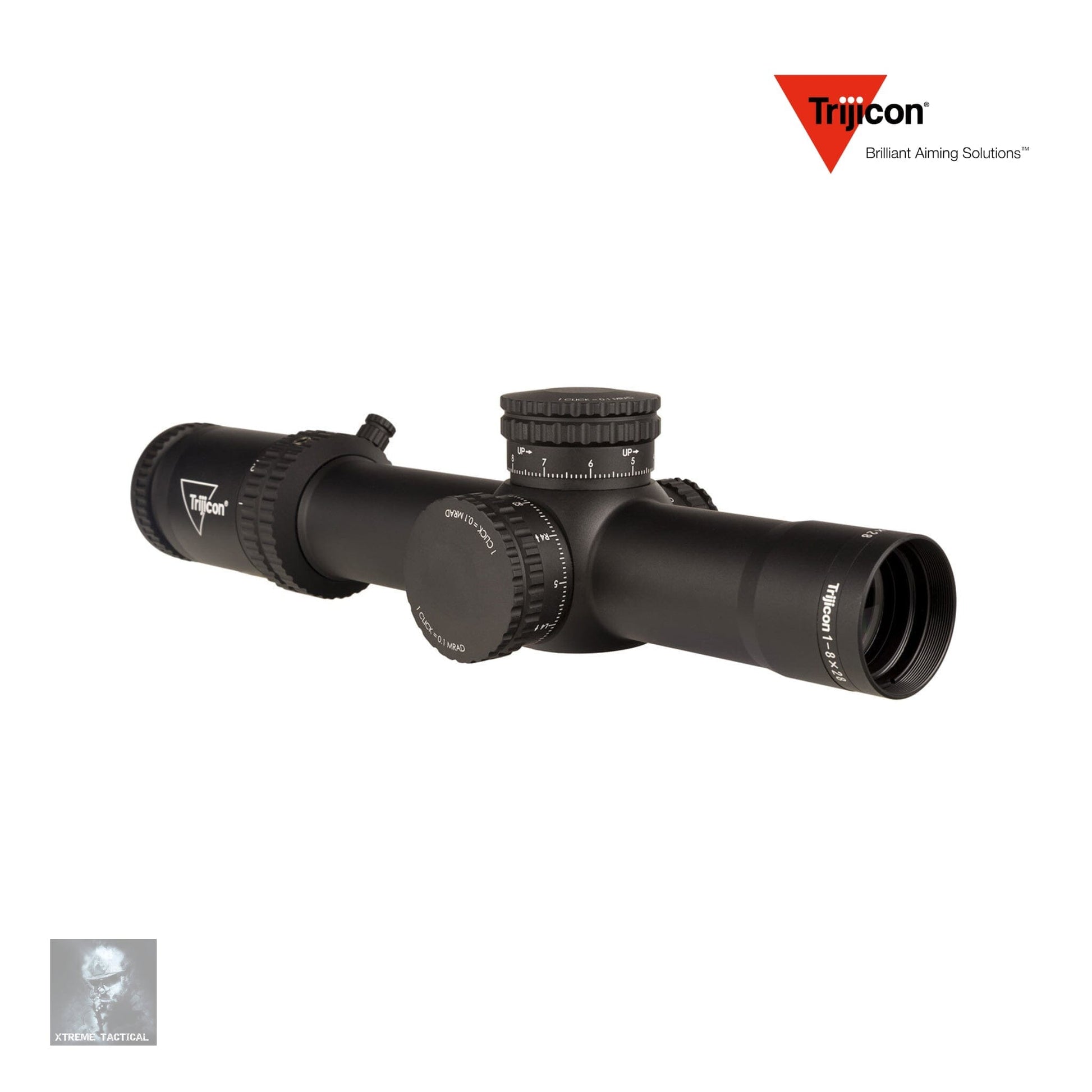 Trijicon Credo 1-8x28 FFP Rifle Scope Red/Green MRAD Segmented Circle Reticle - CR828-C-2900032 Rifle Scope Trijicon 