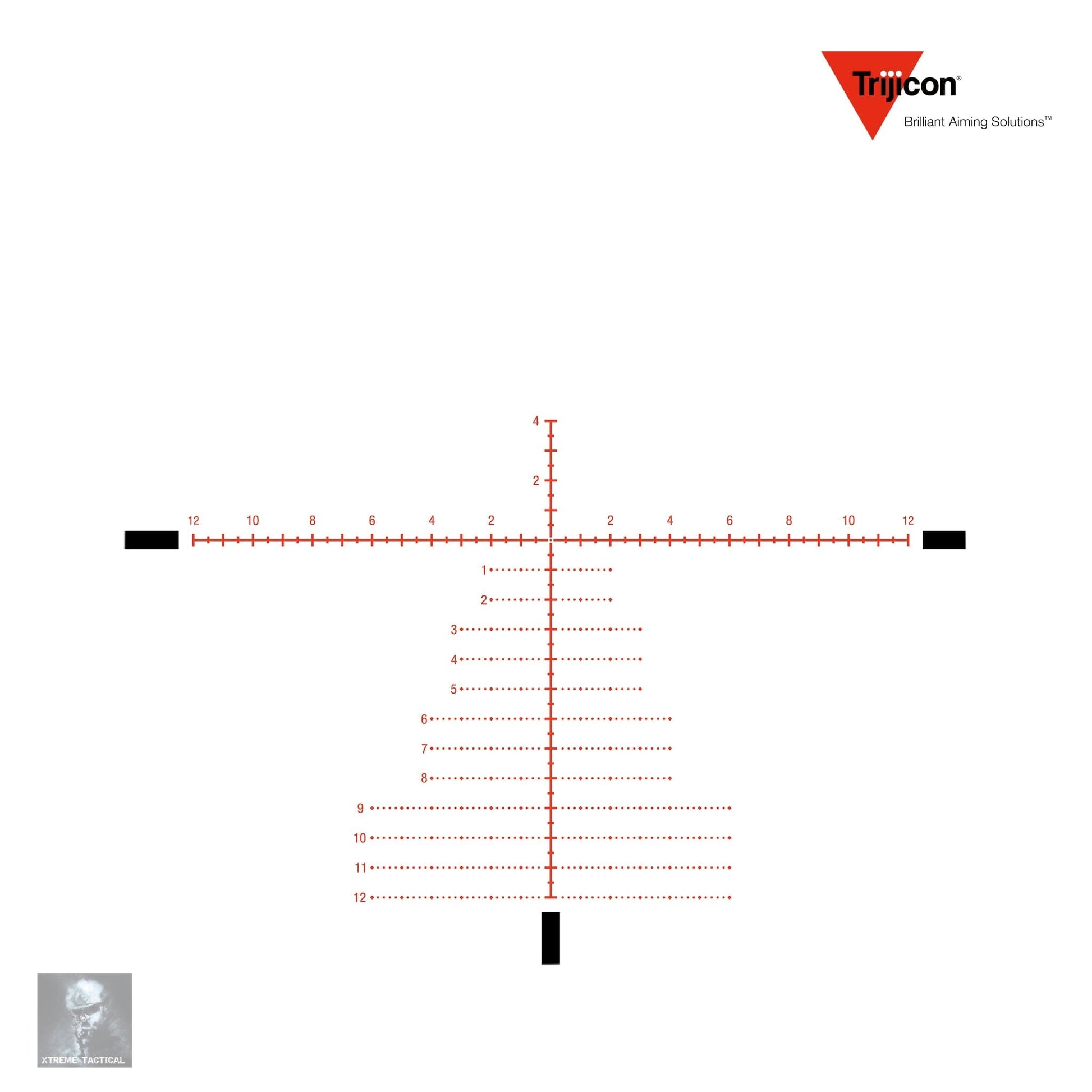 Trijicon Tenmile 3-18x44 FFP Rifle Scope Illum. MRAD Precision Tree Reticle - TM1844-C-3000002 Rifle Scope Trijicon 