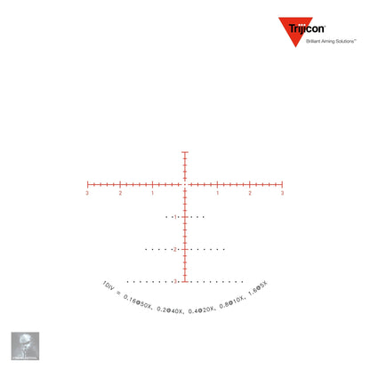 Trijicon Tenmile 5-50x56 SFP Rifle Scope Red/Green MRAD Center Dot Reticle - TM5056-C-3000017 Rifle Scope Trijicon 